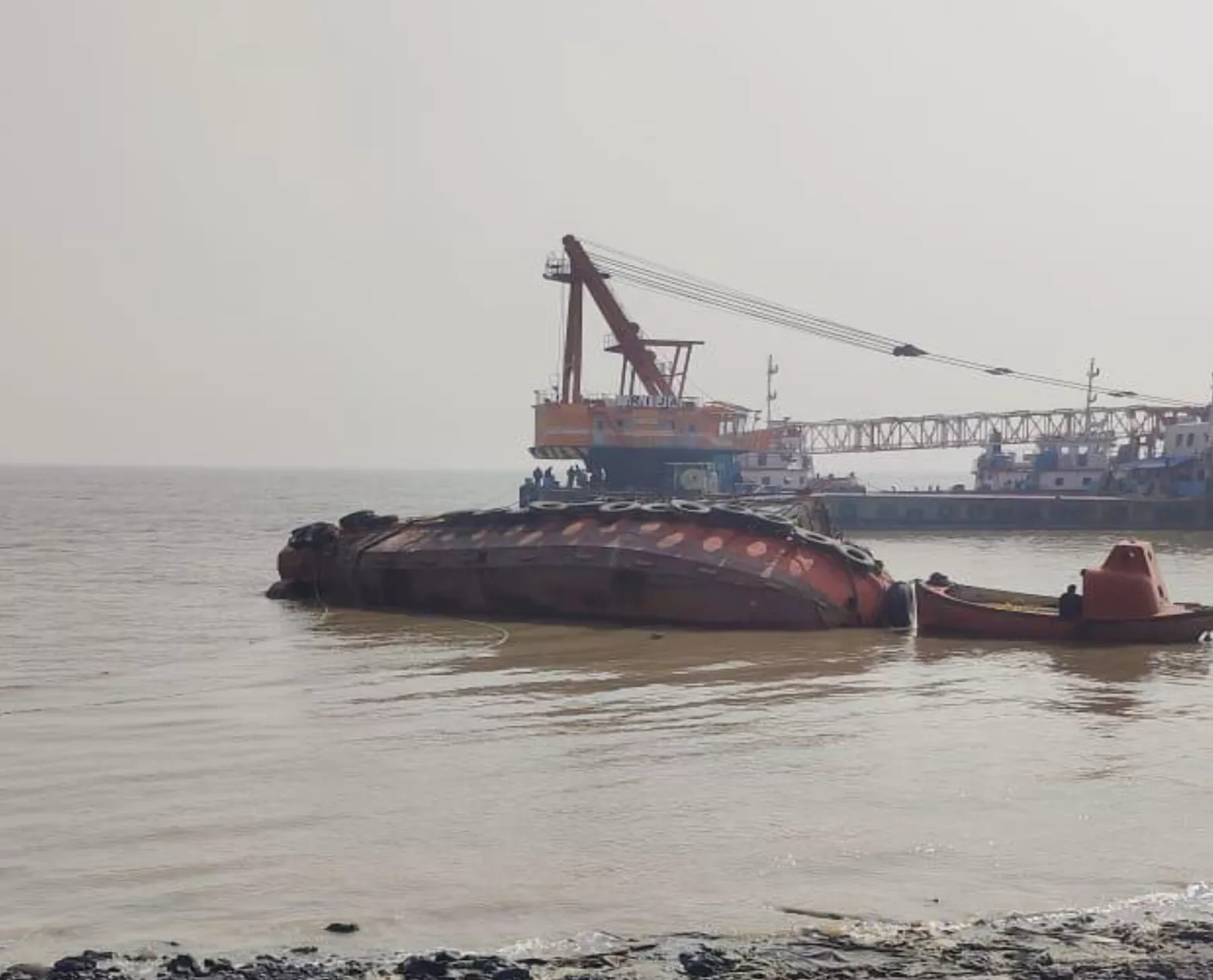 M.T NAWAZ — Salvage Refloating, Hazira Port Surat Gujarat